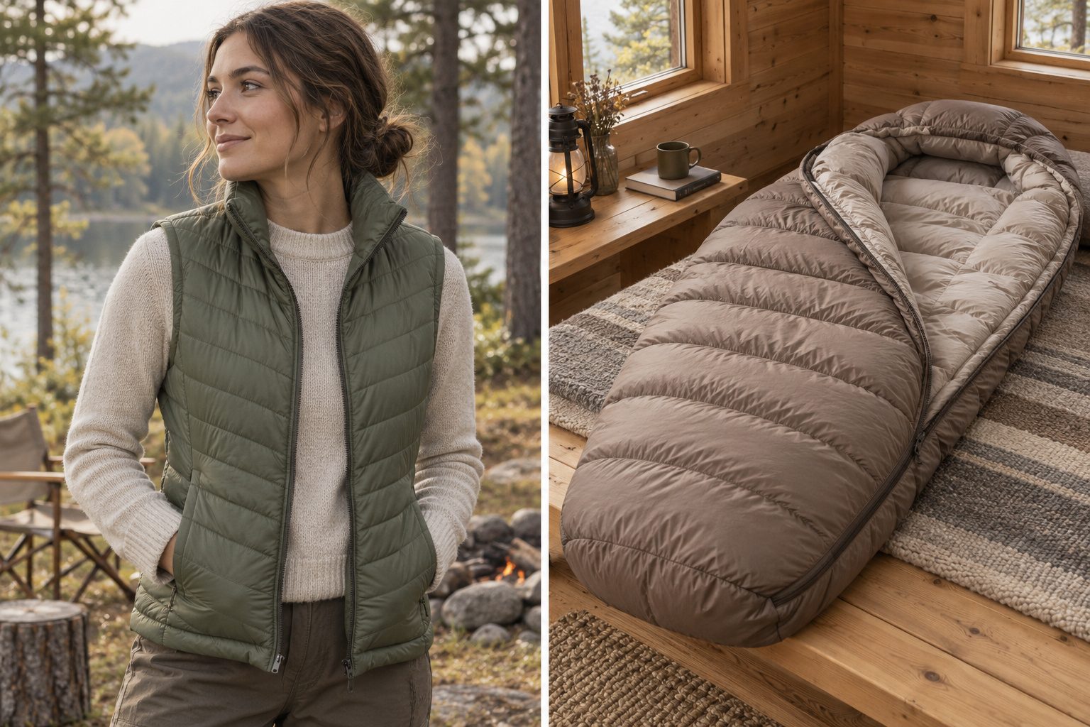 airloft insulated vest sleeping bag
