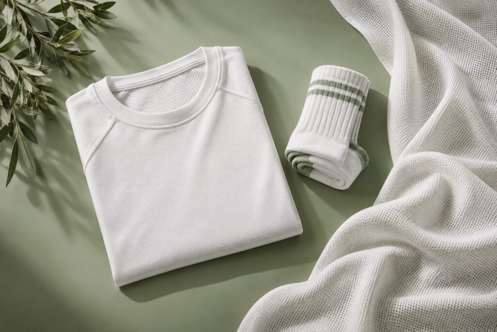 clean antibacterial odor control tee