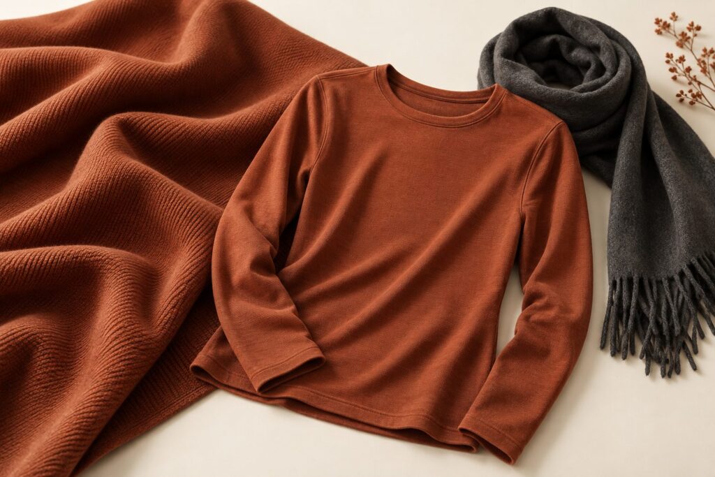 warmfast heat storage yarn knitwear